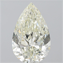 Natural Diamond 3.01 Carats, Pear with  Cut, J Color, SI2 Clarity and Certified by IGI