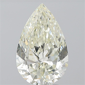 Picture of Natural Diamond 3.01 Carats, Pear with  Cut, J Color, SI2 Clarity and Certified by IGI