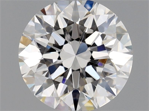 Picture of Natural Diamond 0.43 Carats, Round with Excellent Cut, F Color, VS1 Clarity and Certified by GIA