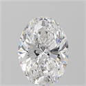 Natural Diamond 1.21 Carats, Oval with  Cut, E Color, SI2 Clarity and Certified by GIA