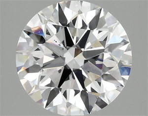 Picture of Lab Grown Diamond 3.06 Carats, Round with Ideal Cut, E Color, VS2 Clarity and Certified by IGI
