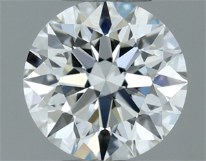 Picture of Natural Diamond 0.50 Carats, Round with Excellent Cut, G Color, VVS2 Clarity and Certified by IGI