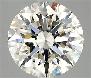 Picture of Natural Diamond 3.18 Carats, Round with Excellent Cut, I Color, VS2 Clarity and Certified by IGI