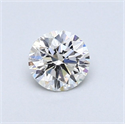 Diamante Natural 0.43 quilates, Redondo , Color F, claridad SI1 y certificado GIA