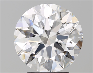 Picture of Natural Diamond 3.70 Carats, Round with Excellent Cut, E Color, VVS2 Clarity and Certified by GIA