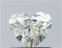 Natural Diamond 0.50 Carats, Heart with  Cut, J Color, VS1 Clarity and Certified by IGI