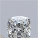 Natural Diamond 0.62 Carats, Cushion with  Cut, H Color, VVS1 Clarity and Certified by GIA