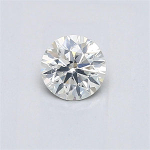 Picture of Natural Diamond 0.40 Carats, Round with Excellent Cut, I Color, I1 Clarity and Certified by GIA