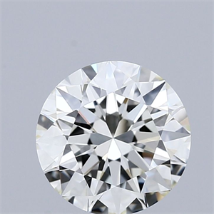 Picture of Natural Diamond 1.08 Carats, Round with Excellent Cut, L Color, VVS2 Clarity and Certified by GIA