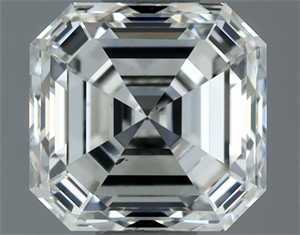 Picture of Natural Diamond 1.00 Carats, Asscher with  Cut, H Color, VS2 Clarity and Certified by IGI