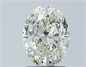 Diamante Natural 1.50 quilates, Ovalado , Color J, claridad SI1 y certificado GIA