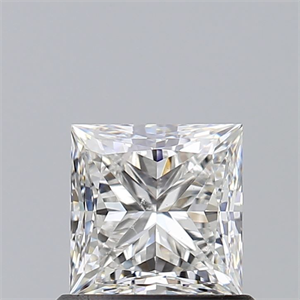 Picture of Natural Diamond 0.90 Carats, Princess with  Cut, F Color, SI1 Clarity and Certified by GIA