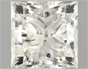 Natural Diamond 1.50 Carats, Princess with  Cut, J Color, VVS2 Clarity and Certified by IGI