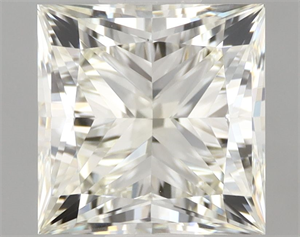 Picture of Natural Diamond 1.50 Carats, Princess with  Cut, J Color, VVS2 Clarity and Certified by IGI