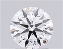 Lab Grown Diamond 1.50 Carats, Round with Ideal Cut, D Color, VVS2 Clarity and Certified by IGI