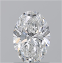 Natural Diamond 1.01 Carats, Oval with  Cut, E Color, SI2 Clarity and Certified by GIA