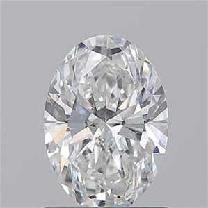 Picture of Natural Diamond 1.01 Carats, Oval with  Cut, E Color, SI2 Clarity and Certified by GIA