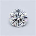 Diamante Natural 0.50 quilates, Redondo , Color D, claridad VS1 y certificado GIA