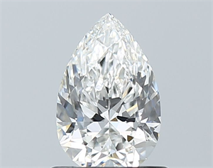 Picture of Natural Diamond 0.80 Carats, Pear with  Cut, G Color, VS2 Clarity and Certified by GIA