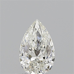 Picture of Natural Diamond 0.60 Carats, Pear with  Cut, H Color, VVS1 Clarity and Certified by GIA