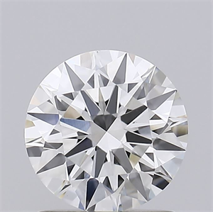 Picture of Lab Grown Diamond 1.10 Carats, Round with Ideal Cut, G Color, VVS2 Clarity and Certified by IGI