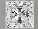 Natural Diamond 0.91 Carats, Princess with  Cut, F Color, VS1 Clarity and Certified by GIA