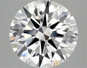 Picture of Lab Grown Diamond 3.01 Carats, Round with Ideal Cut, E Color, VS1 Clarity and Certified by IGI