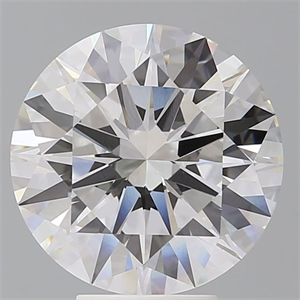 Picture of Lab Grown Diamond 5.58 Carats, Round with Ideal Cut, E Color, VVS2 Clarity and Certified by IGI