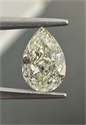 Natural Diamond 0.51 Carats, Pear with  Cut, M Color, SI2 Clarity and Certified by GIA