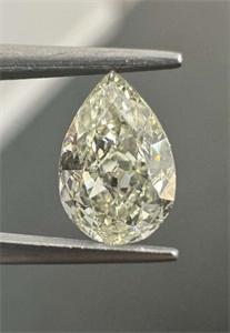 Picture of Natural Diamond 0.51 Carats, Pear with  Cut, M Color, SI2 Clarity and Certified by GIA