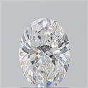 Natural Diamond 1.01 Carats, Oval with  Cut, F Color, SI2 Clarity and Certified by GIA