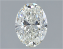 Natural Diamond 1.30 Carats, Oval with  Cut, I Color, SI1 Clarity and Certified by GIA