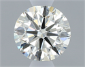 Natural Diamond 0.45 Carats, Round with Excellent Cut, M Color, VS2 Clarity and Certified by GIA