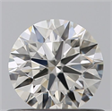 Diamante Natural 0.58 quilates, Redondo , Color J, claridad IF y certificado GIA