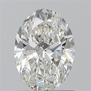 Picture of Natural Diamond 1.00 Carats, Oval with  Cut, G Color, SI1 Clarity and Certified by GIA