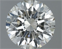 Natural Diamond 0.50 Carats, Round with Excellent Cut, J Color, VS1 Clarity and Certified by IGI