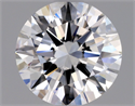 Natural Diamond 0.90 Carats, Round with Excellent Cut, F Color, VVS2 Clarity and Certified by GIA
