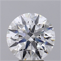 Lab Grown Diamond 5.13 Carats, Round with Ideal Cut, E Color, VS2 Clarity and Certified by IGI