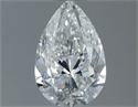 Diamante Natural 0.80 quilates, De pera , Color G, claridad SI1 y certificado GIA