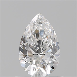 Picture of Natural Diamond 0.74 Carats, Pear with  Cut, G Color, IF Clarity and Certified by GIA