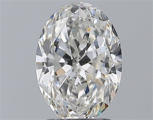 Foto Diamante Natural 2.00 quilates, Ovalado , Color F, claridad SI1 y certificado GIA de