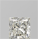 Natural Diamond 0.90 Carats, Princess with  Cut, K Color, VVS2 Clarity and Certified by GIA
