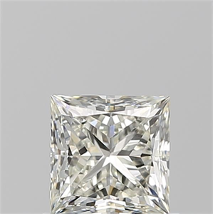 Picture of Natural Diamond 0.90 Carats, Princess with  Cut, K Color, VVS2 Clarity and Certified by GIA