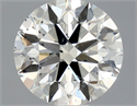 Diamante Natural 0.75 quilates, Redondo , Color K, claridad SI2 y certificado GIA