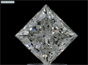 Natural Diamond 2.01 Carats, Princess with  Cut, H Color, SI1 Clarity and Certified by GIA