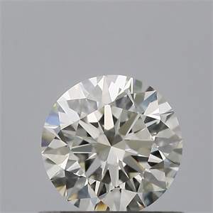 Picture of Natural Diamond 0.50 Carats, Round with Excellent Cut, I Color, IF Clarity and Certified by IGI