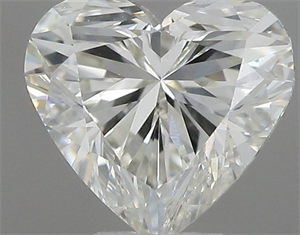 Foto Diamante Natural 0.41 quilates, Corazón , Color I, claridad VS1 y certificado IGI de