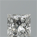Natural Diamond 0.40 Carats, Princess with  Cut, G Color, VVS2 Clarity and Certified by GIA