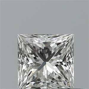 Picture of Natural Diamond 0.40 Carats, Princess with  Cut, G Color, VVS2 Clarity and Certified by GIA