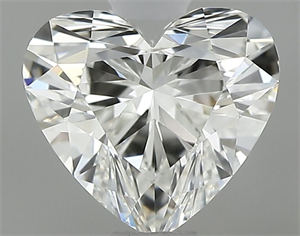 Picture of Natural Diamond 0.51 Carats, Heart with  Cut, I Color, VVS2 Clarity and Certified by GIA